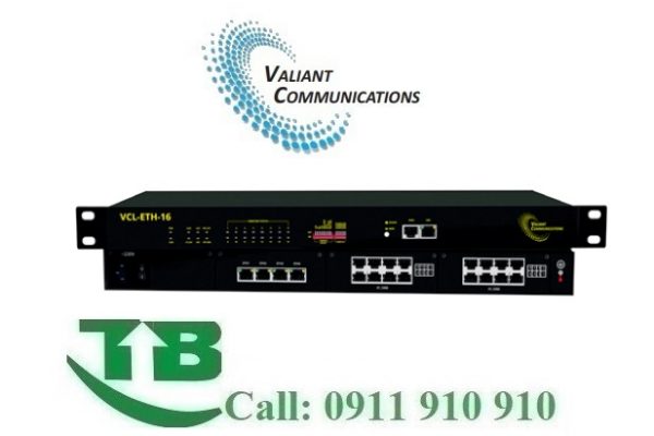 Bộ chuyển đổi IP over TDM Valiant VCL-ETH-4-120-4EE-DC 